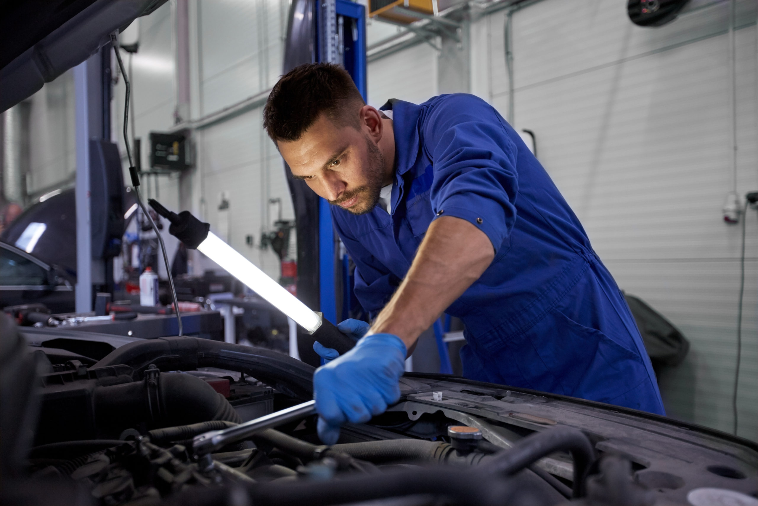 Automotive Technician Working